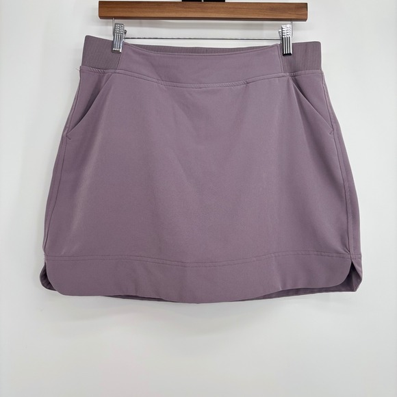 32 Degrees Pants - 32 Degrees Cool Skort Women Purplish Active Skirt Pockets Built-in Shorts Size M